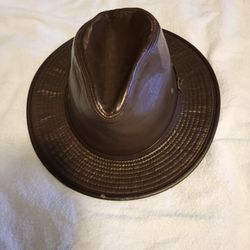 Leather Cowboy Hat