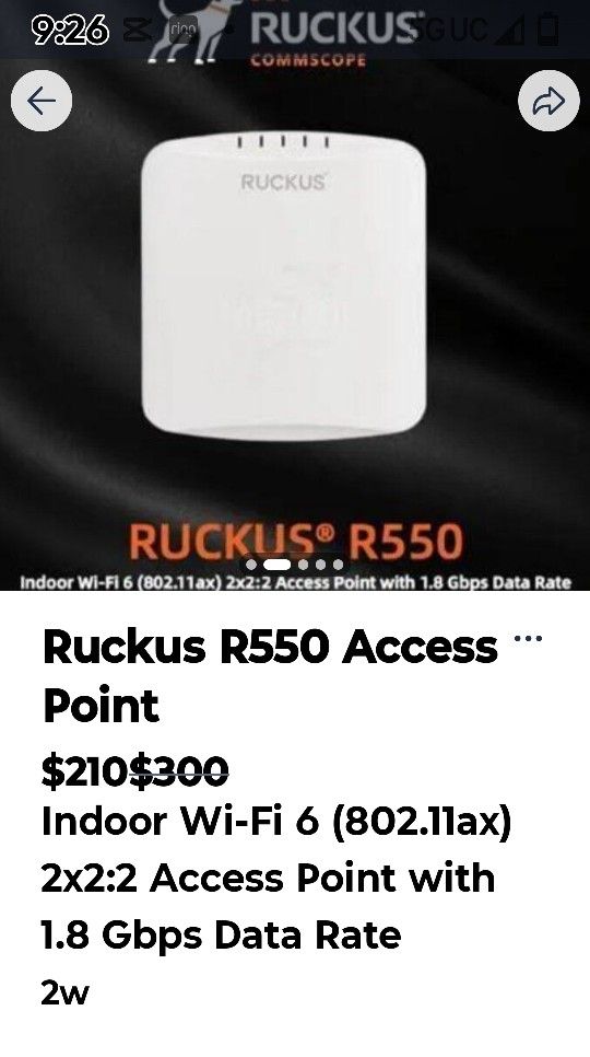 Ruckus R550