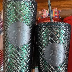 Starbucks Green Jeweled Set