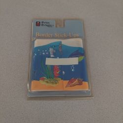 PRISS PRINTS OCEAN LIFE THEMED BORDER STICK-UPS NEW FACTORY SEALED 
