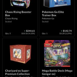 Pokemon Sealed Collection Bundle Lot
