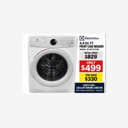 🔥 Electrolux 4.4 Cu. Ft. Front Load Washer – $499 – LIGHTLY USED