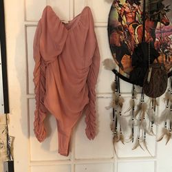 Fashion Nova Blush Pink Bodysuit