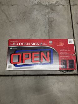 MystiGlo OPEN Sign