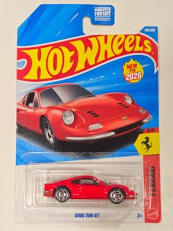 HOT WHEELS . FERRARI . 1967 FERRARI DINO 206 GT.