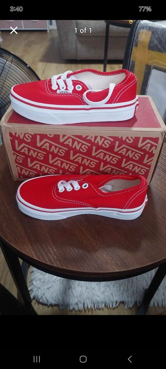 Vans Sneakers Size 11 Kids