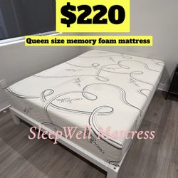 Queen Size Memory Foam Mattress Only 