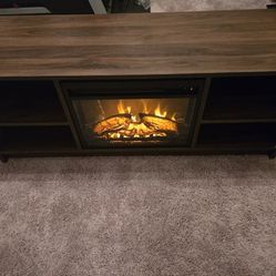 Fireplace TV Stand 