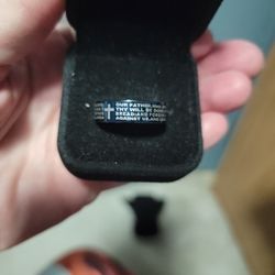 Blue Stainless Steel Band With The Lords Prayer Sizes 7, 8, 9, 11, 12