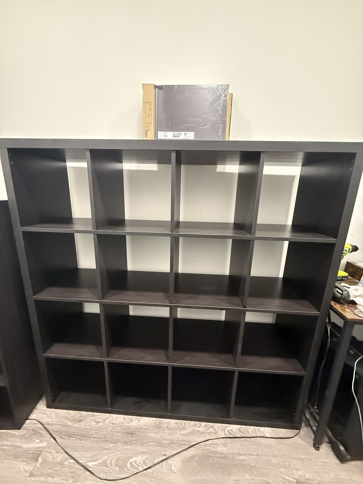 IKEA KALLAX Box Shelves With Four Drawers.