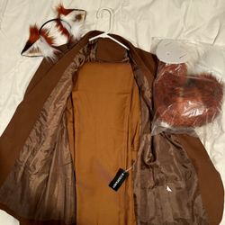 Fantastic Mr. Fox Men’s Costume with Jacket, Pants, Ears and tail