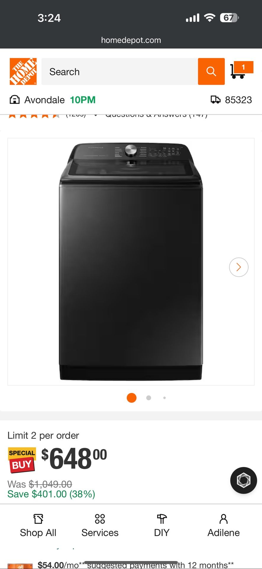 Washer And Dryer Set  $350 OBO 