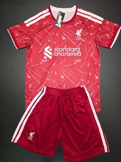 Liverpool FC Home Kit Jersey and Shorts Set
