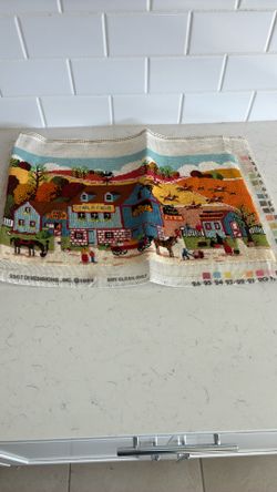 Completed Stitchery Artwork