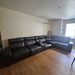 Samperstone 6-Piece Power Reclining Modular Sectional