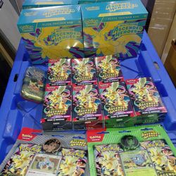 Ascended heroes bundle etbs/booster bundles/1 of each 2 packs and a mini tin New sealed pokemon tcg
