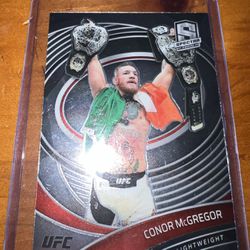 Conor McGregor Double Champ Panini UFC Trading Card