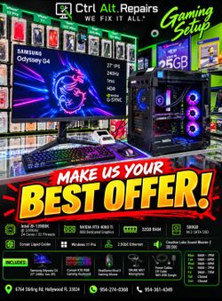 🔥🖥️ COMPLETE GAMING SETUP FOR SALE — MAKE US YOUR BEST OFFER! 💰🎮