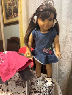 American Girl, clothes and American girl desk