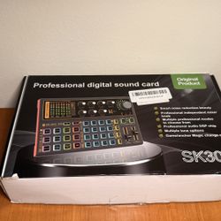 Professional Audio Mixer, K300 Live Sound Card and Interface Sound... 