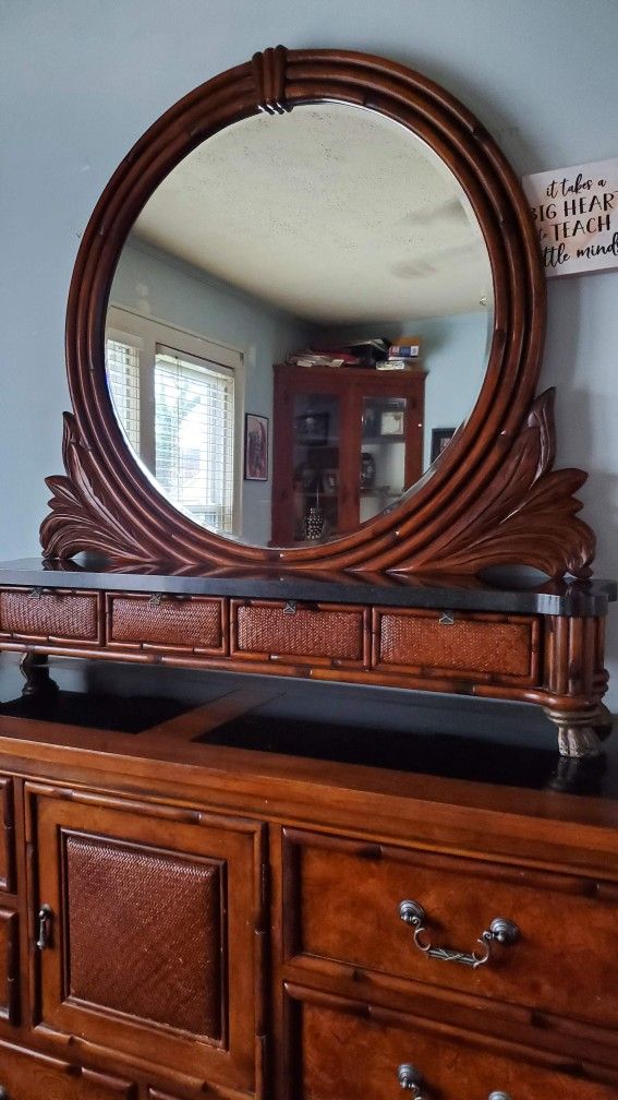 West Indies Tommy Bahama style Dresser and mirror