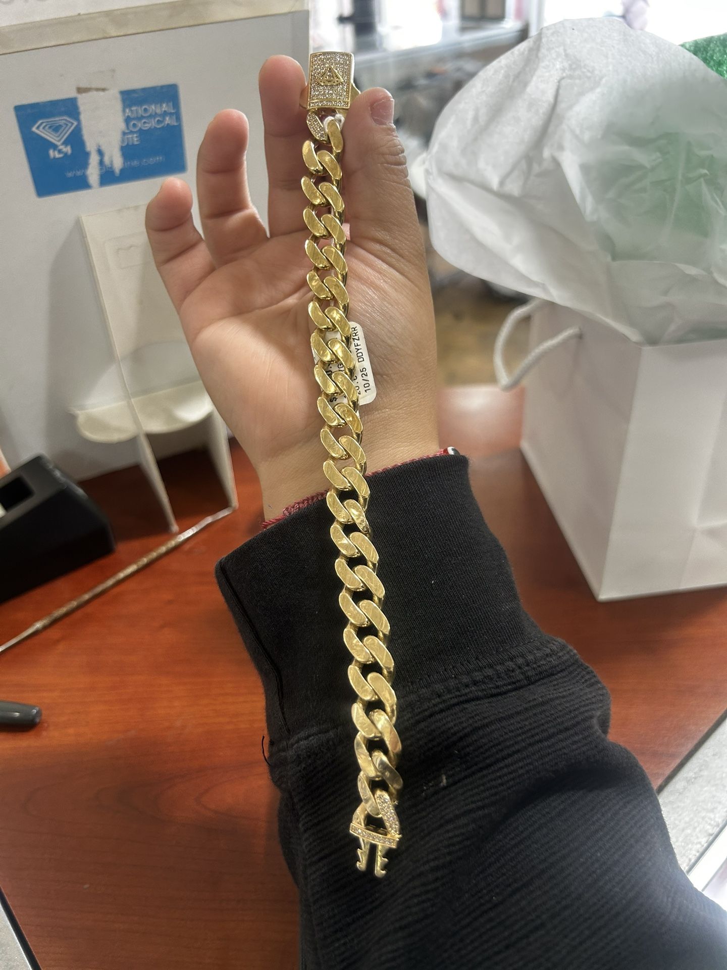 Gold Cuban Bracelet 