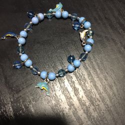 Dolphan Bracelet & Lace Necklace