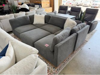 Henredon Murphy Grey Modular Sectional
