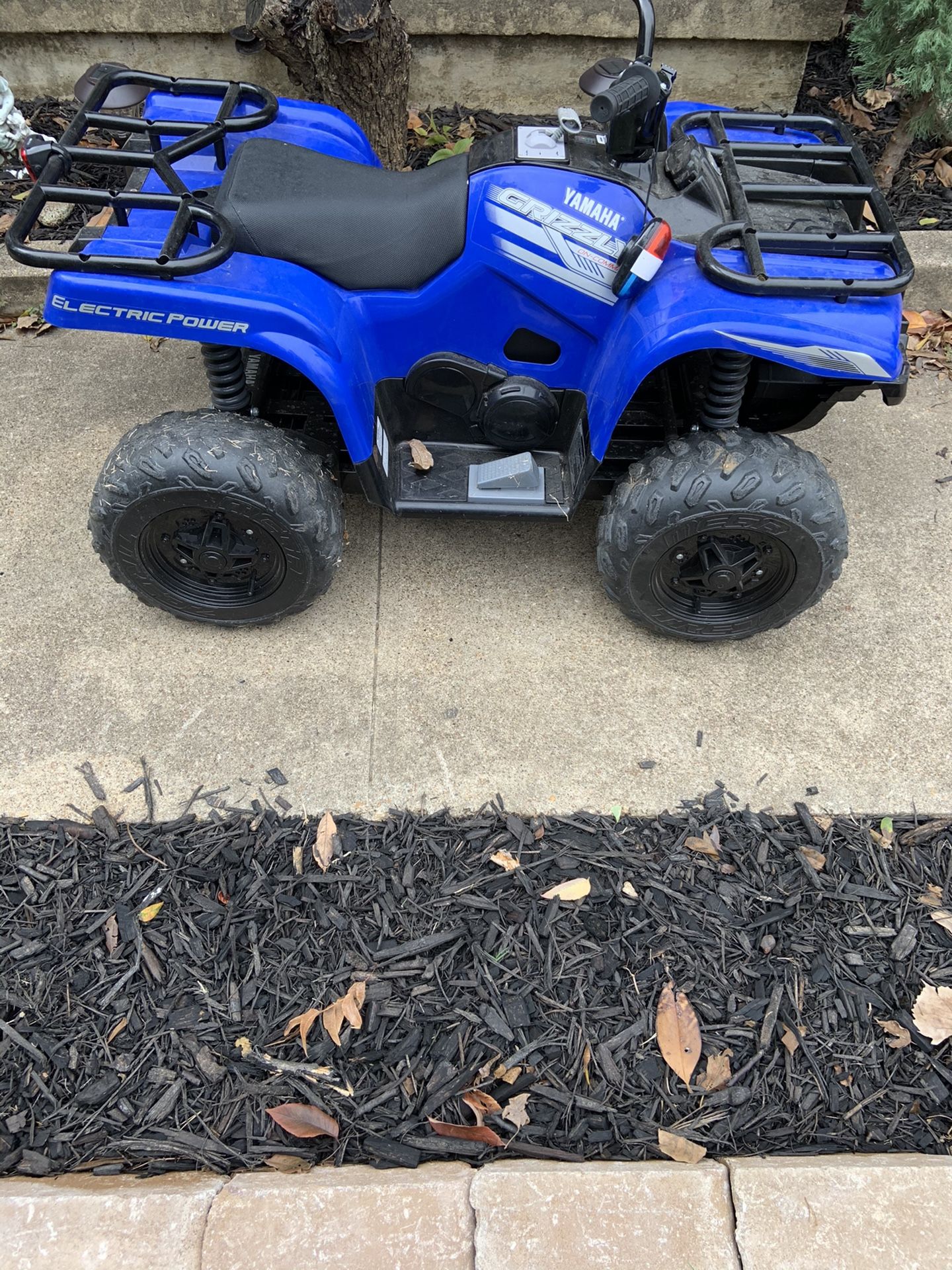 Yamaha Grizzly power 4 wheeler // battery operated