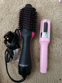 Revlon one-step hair dryer and hot air brush and hair trimmer