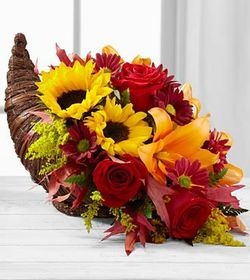 Thanksgiving Cornocopia Arrangement