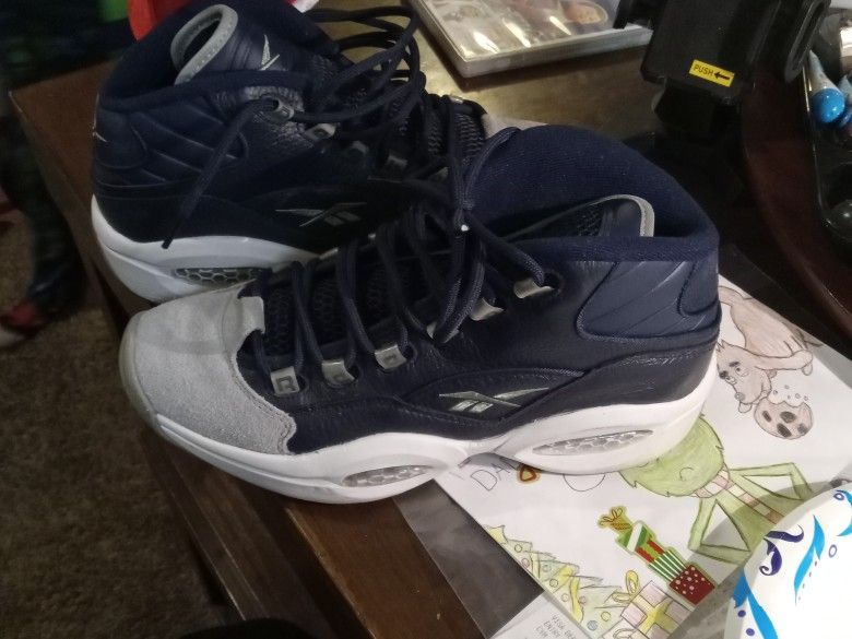 🏀 Reebok Question MID "Allen IVERSON" #3  (GEORGETOWN) 🏀