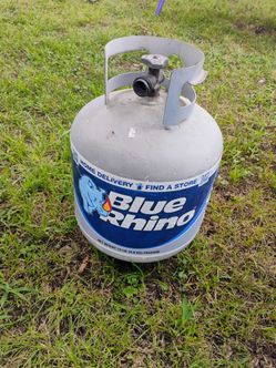 Blue rhino empty propane tank