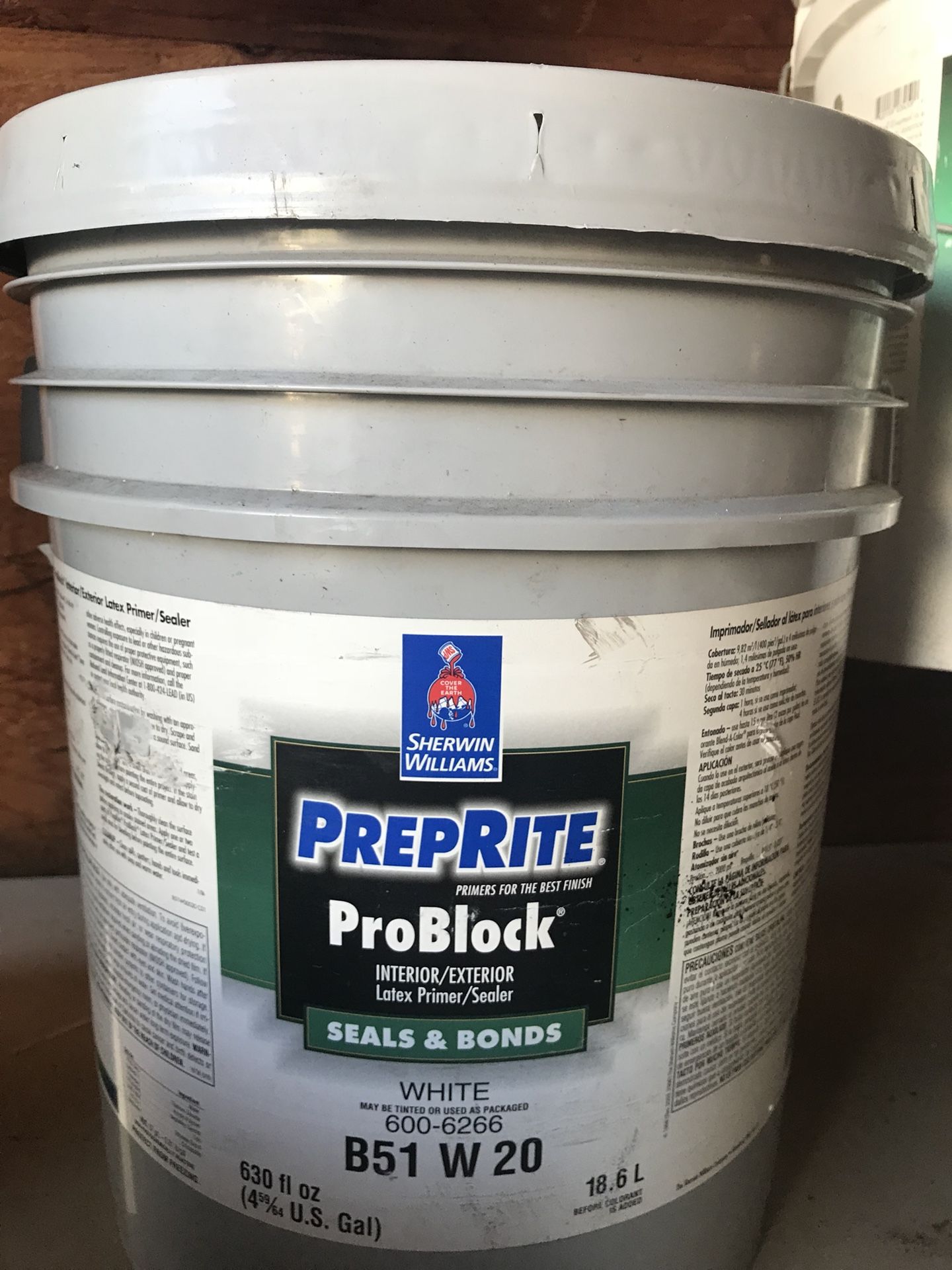 Reduced price!!PrepRite problock primer/sealer 5 gallon