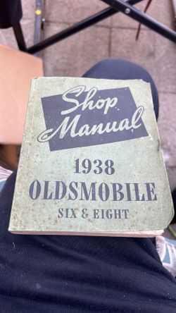 Shop manual 1938 Oldsmobile origanal