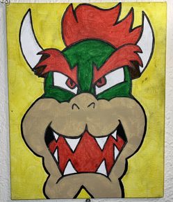Bowser Homemade Painting