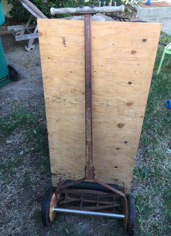 Antique lawn mower