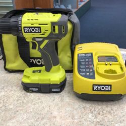 Ryobi P215VN 18V ONE+ 1/2” Cordless Drill With 1 1.5Ah Battery, Charger & Carry Bag (70485454)