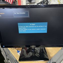 Samsung 24" Monitor With Speakers