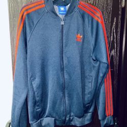 MEN’s ADIDAS ORIGINALS SUPERSTAR TRACK SIZED MEDIUM TOP NAVY/RED