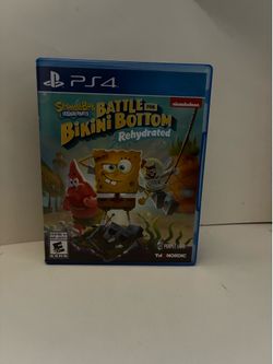 PS4 SpongeBob battle of the bikini bottom game