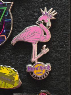 Hard Rock Cafe Orlando Punk Flamingo Pin