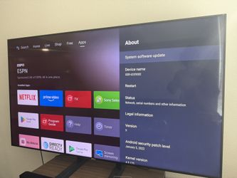SONY XBR-65X900E 4K TV GREAT CONDITION