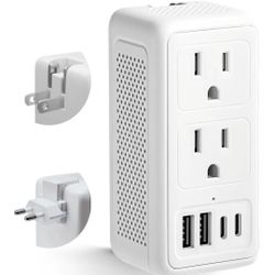 2 - Mapambo European Travel Plug Adapter
