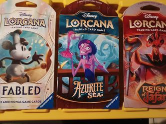  LORCANA  Sleeved Booster Packs