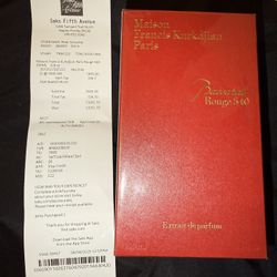 Maison Francis Kurkdjian Paris Rouge 540 200ML 6.8 oz