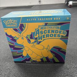 Pokémon Elite Trainer Box Mega Evolution  Ascendoed Heroes