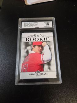 2018 Leaf Rookie #RA01 Shohei Ohtani Gem Mint 10