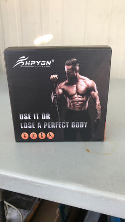 HPYGN Workout Resistance  Bands 5 Pc Set