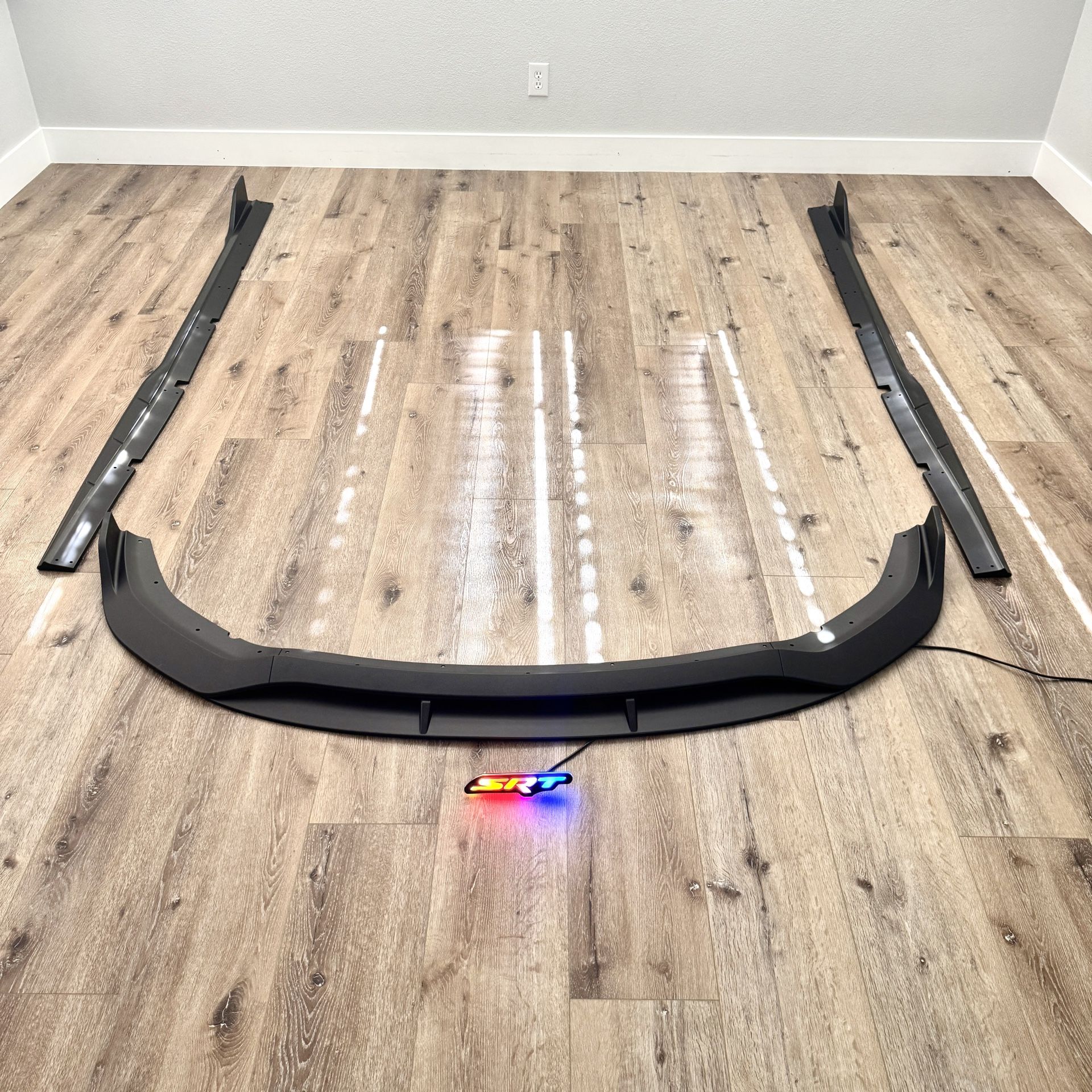 😱2015-2023 dodge Charger Widebody SRT Lip & Rock SRT style side skirts! Wide body! Cheap Price!🔥